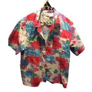 Floral Button Up Blouse